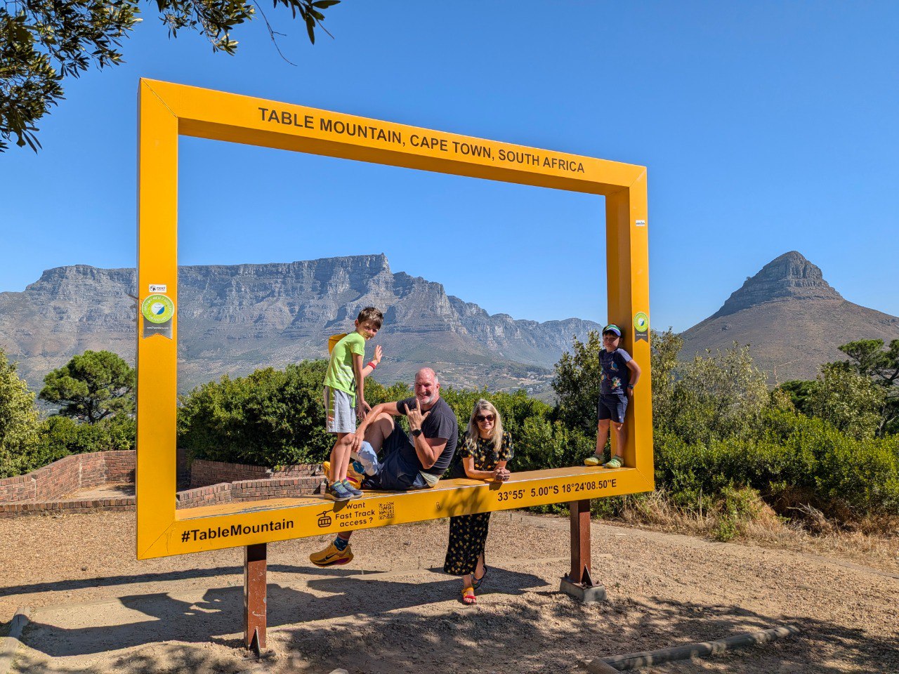 In Cornice sulla Table Mountain