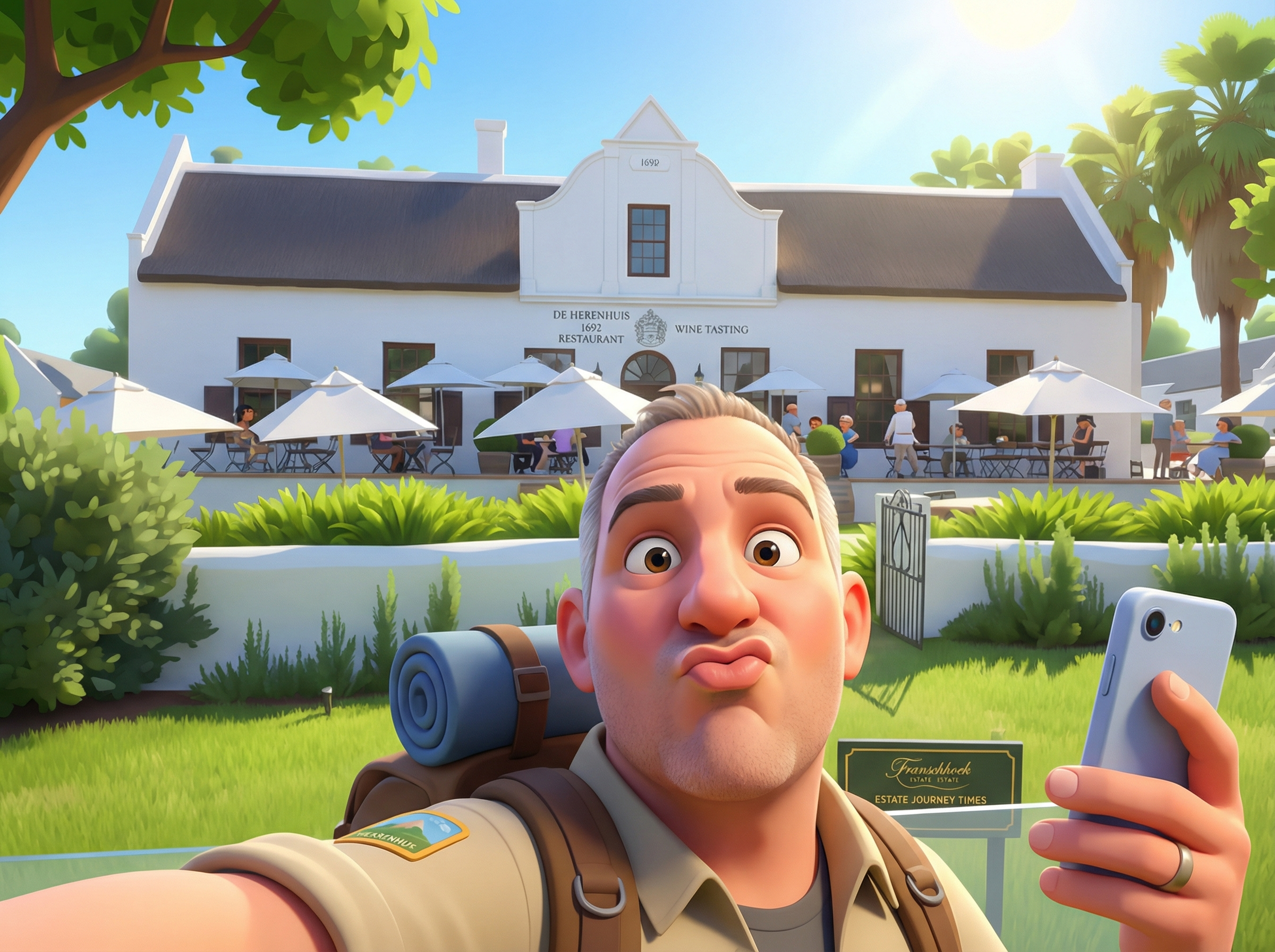 Selfie at Zorgvliet Herenhuis