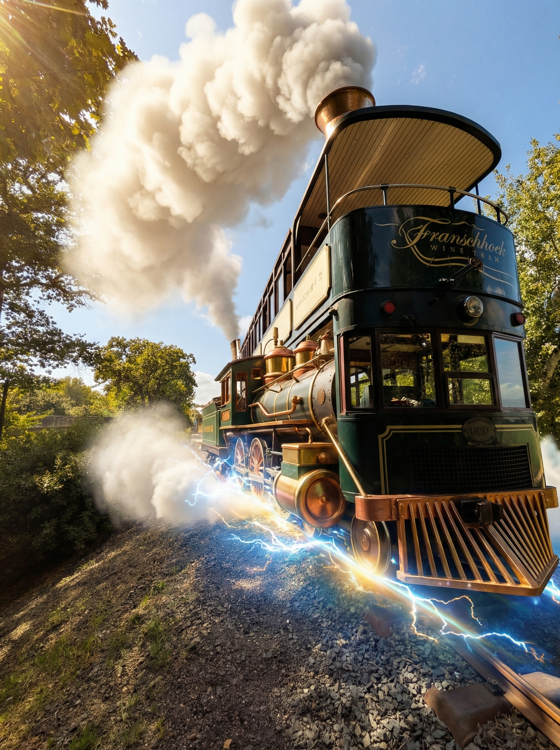 Franschhoek Wine Tram - Back to the Future Style
