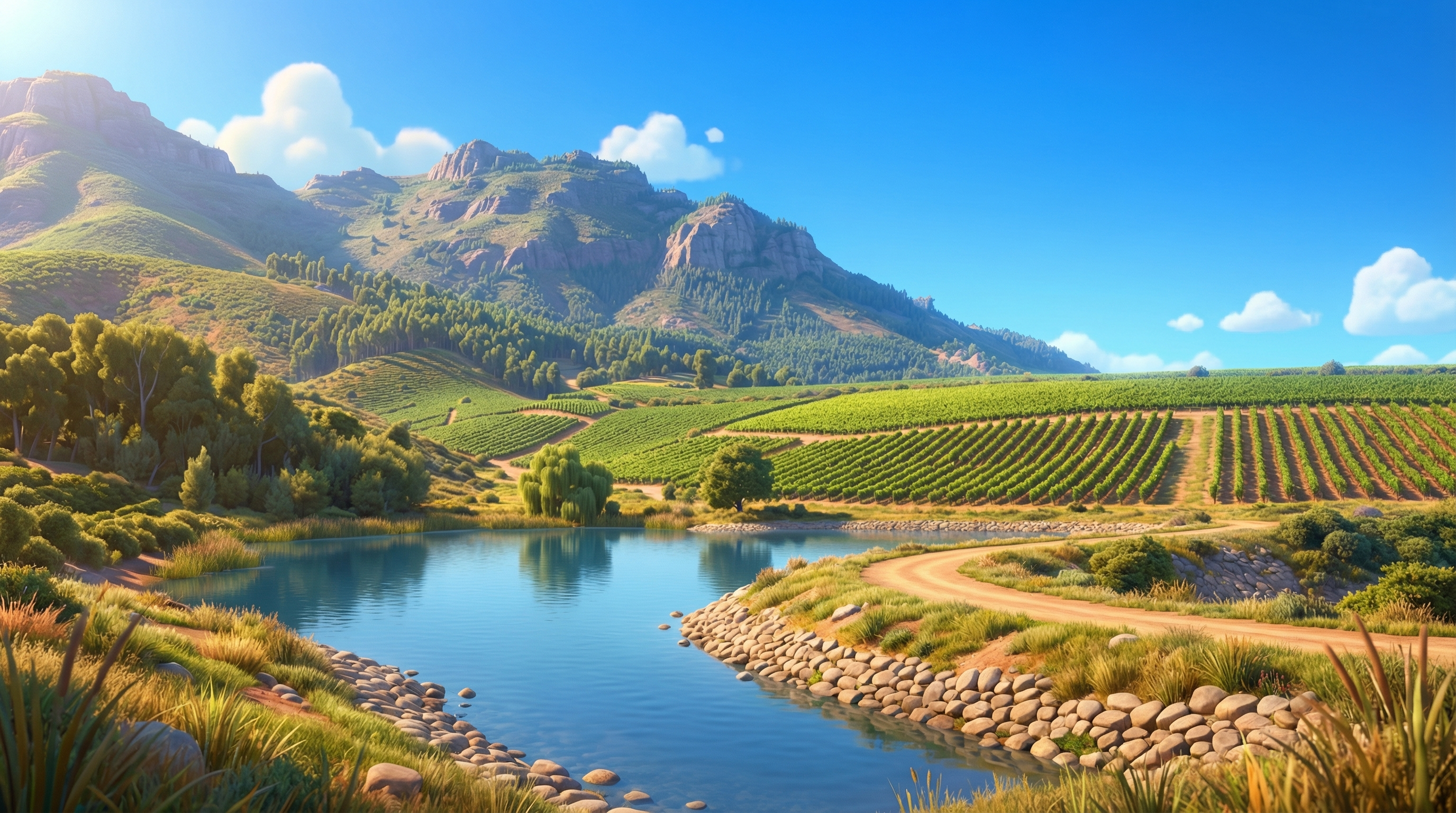 Thelema Mountain Landscape