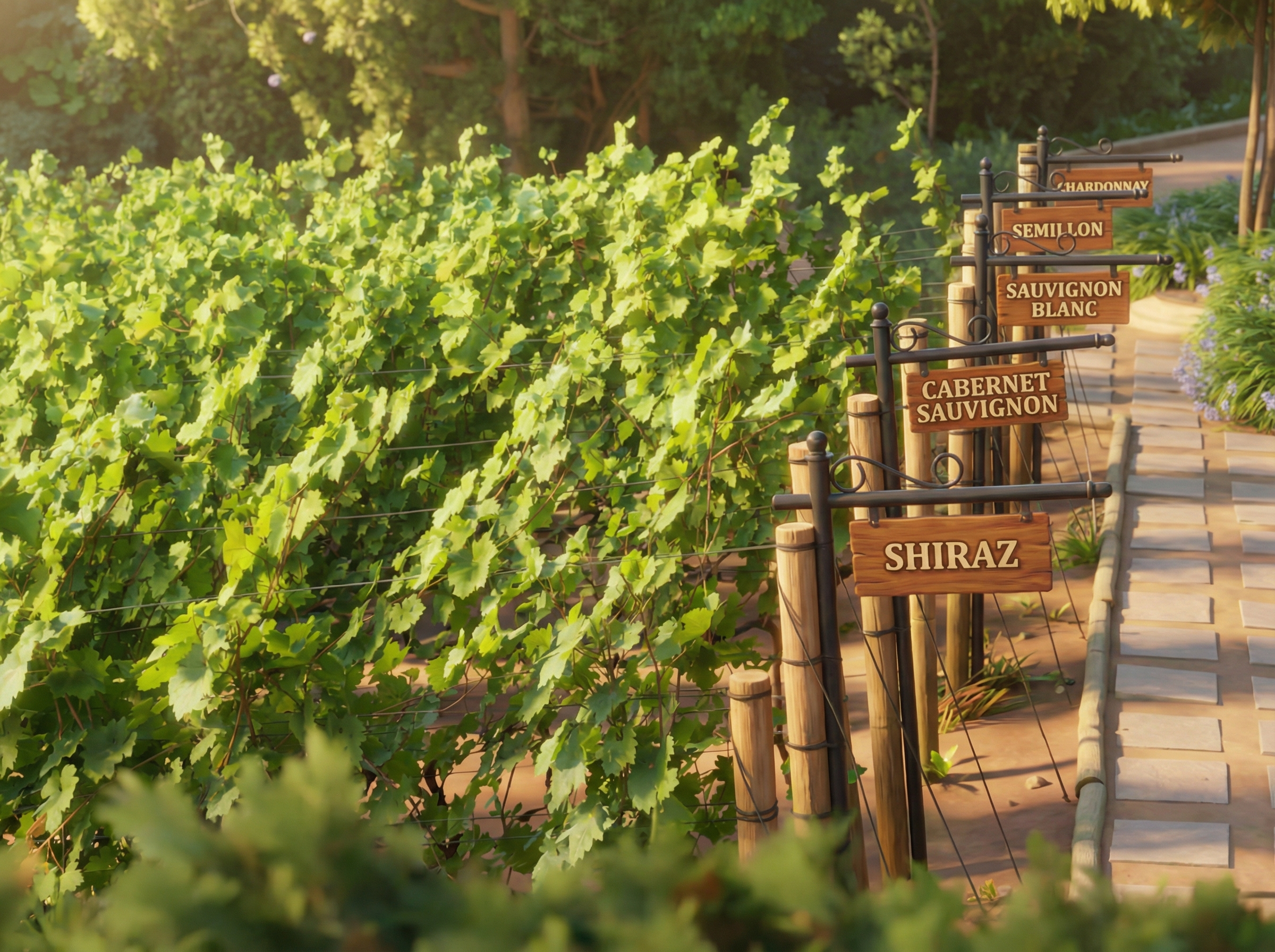 Delaire Graff Vineyard Signs