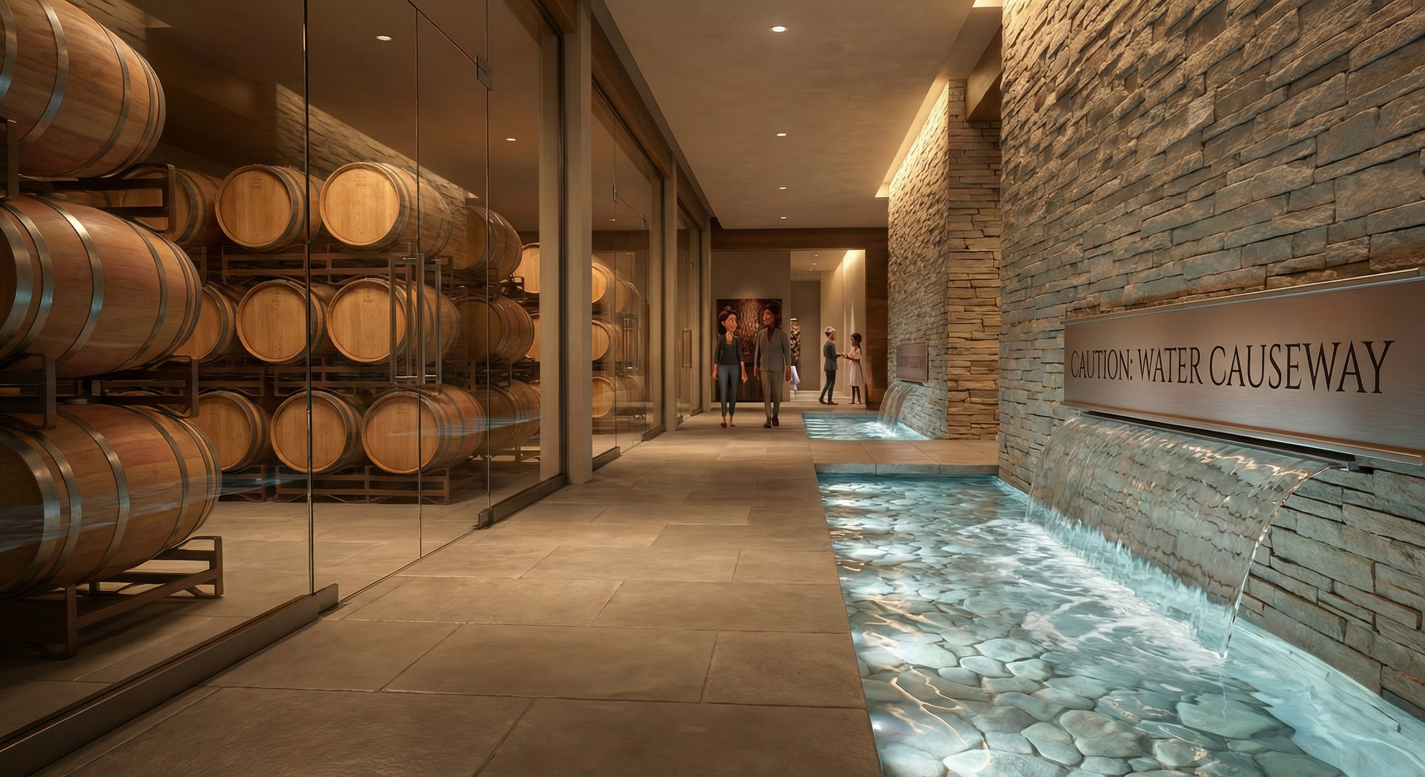 Delaire Graff Water Causeway