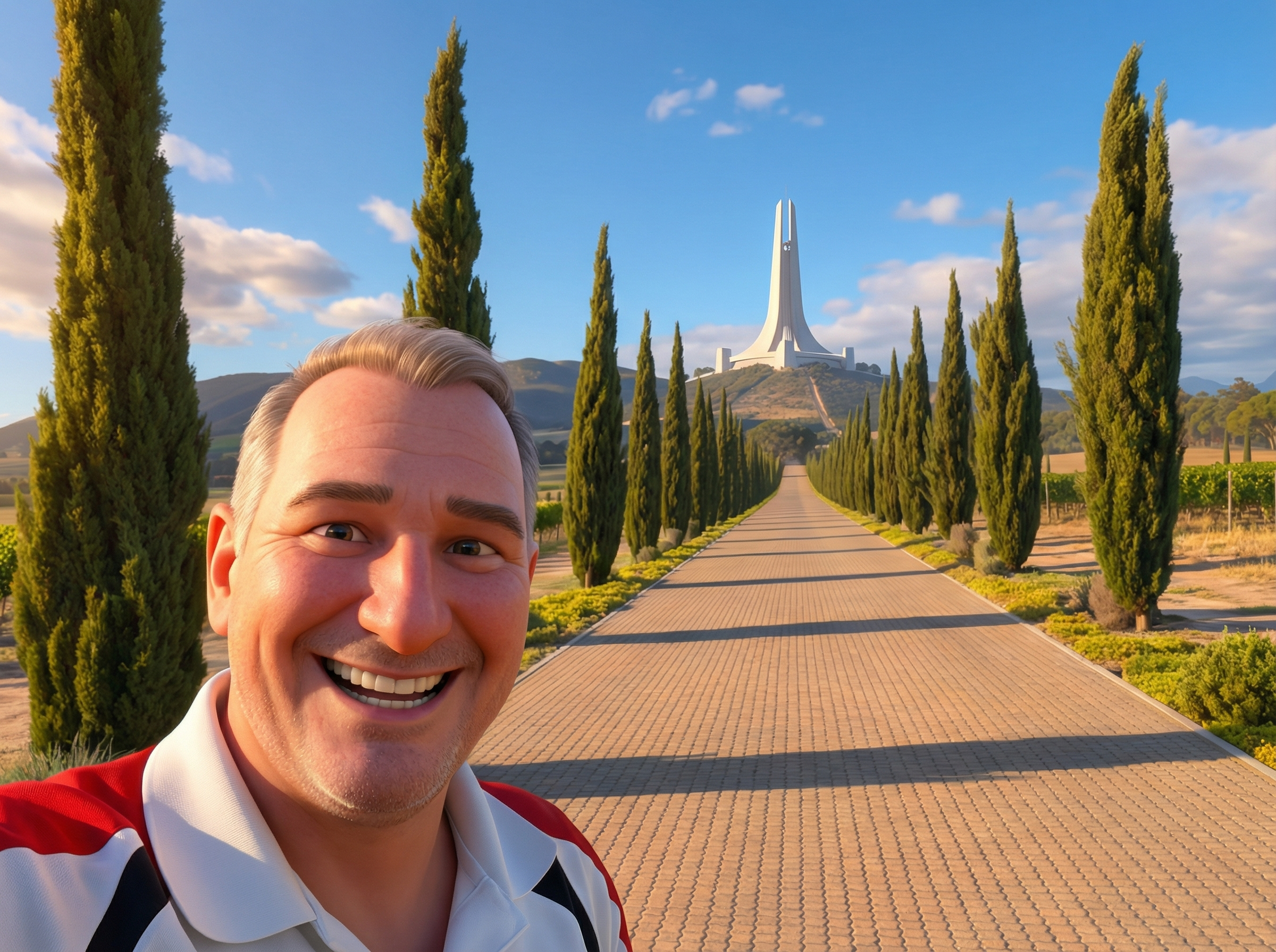 Viale dei Cipressi a Bacco