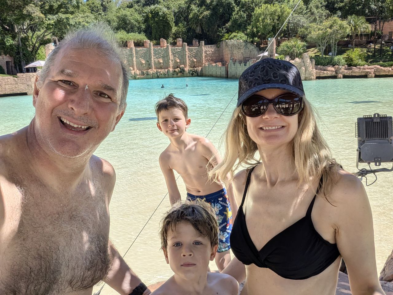 Family at the Valley of Waves