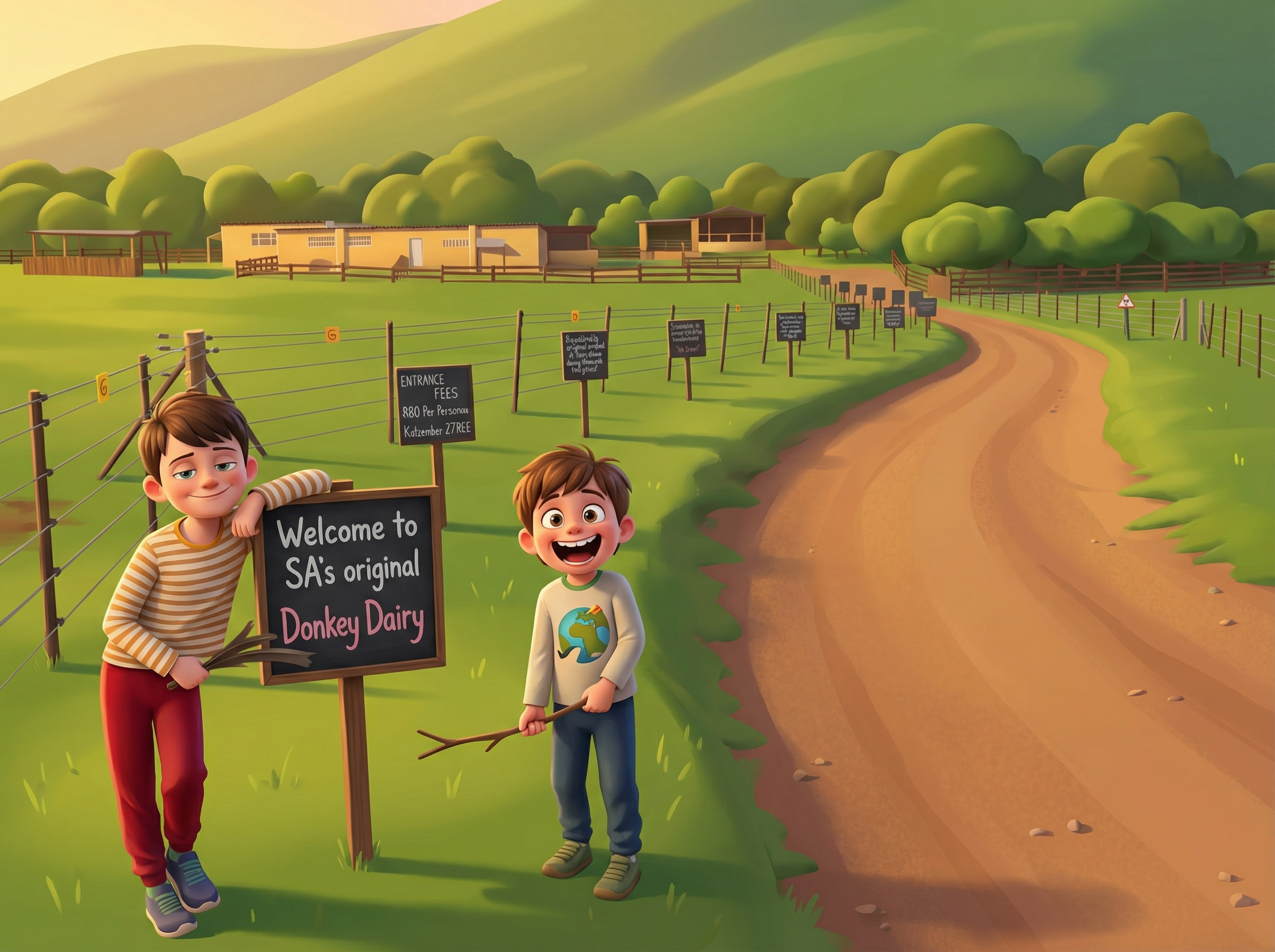 Benvenuti al Donkey Dairy!